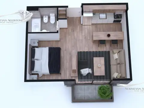 Departamento en Venta Apto profesional