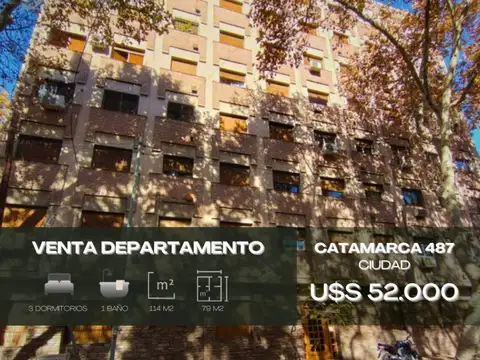 Departamento en venta en Centro