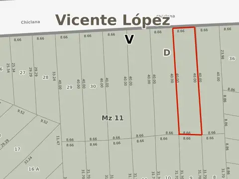 Terreno en Venta en Carapachay, USD 139.000