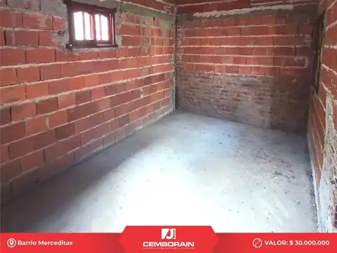 Casa 3 ambientes con 1 baño