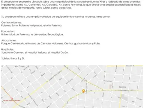 Departamento en Venta en Villa Crespo, USD 151.990