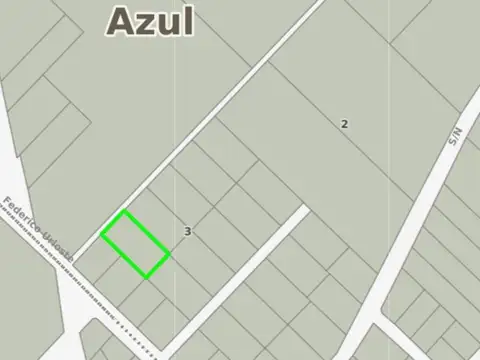 Terreno en Venta en Azul, USD 35.000
