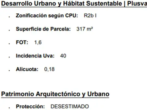 Terreno en Venta de 317,0 m2