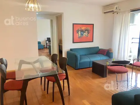 Departamento 2 ambientes con balcón y amenities en alquiler temporario Recoleta