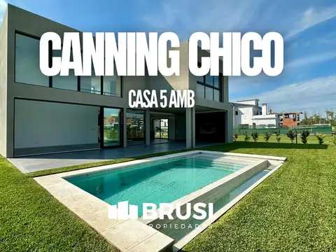 Moderna Casa en Canning Chico – Diseño Minimalista, 3 Suites y Piscina