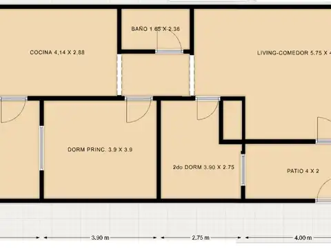 Depto Tipo Casa en Venta al Este