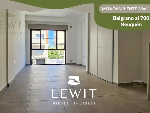 VENTA MONOAMBIENTE EN NEUQUEN BELGRANO 700