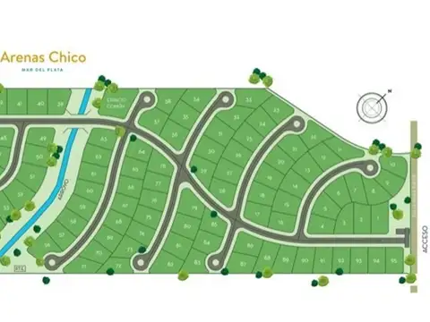 Terreno en Venta en Barrio Arenas Chico, USD 65.000