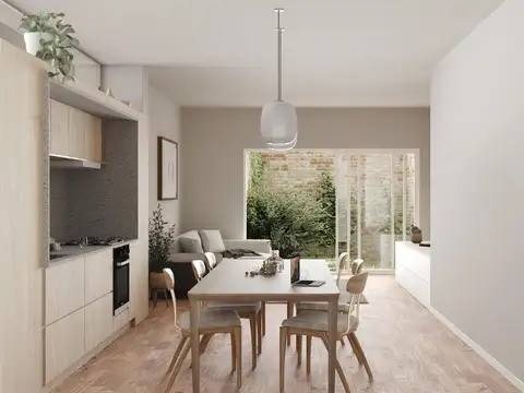 Casa 3 ambientes con 2 baños