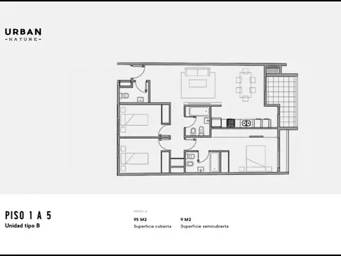 Departamento en Venta de 3 dormitorios
