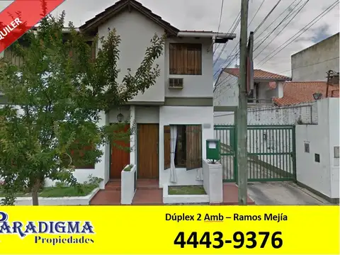 DUPLEX DE 2 AMB RAMOS MEJIA ALQUILER