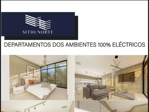 Departamento 2 ambientes con 1 baño