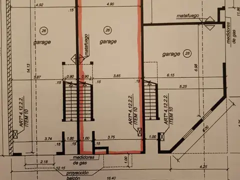 Depto Tipo Casa 4 ambientes con 2 baños