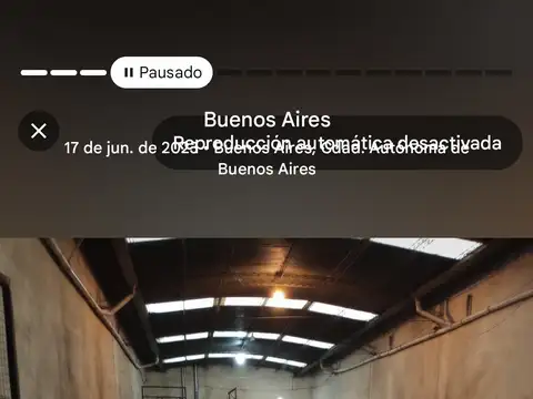 Galpon en Alquiler 32  mts Fondo
