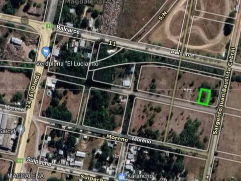 Terreno en Venta en Ruta 11 Kilómetro 23, USD 30.000