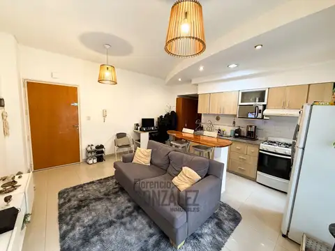 Departamento 2 ambientes con 1 baño