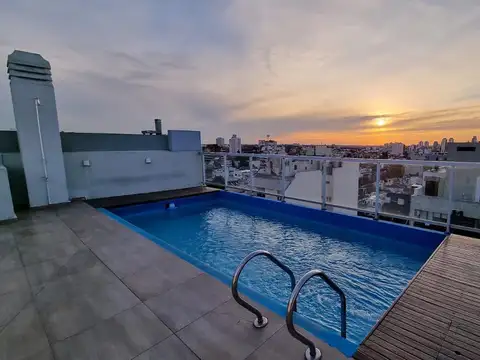 Monoambiente con amenities - Luz y vista. Impecable