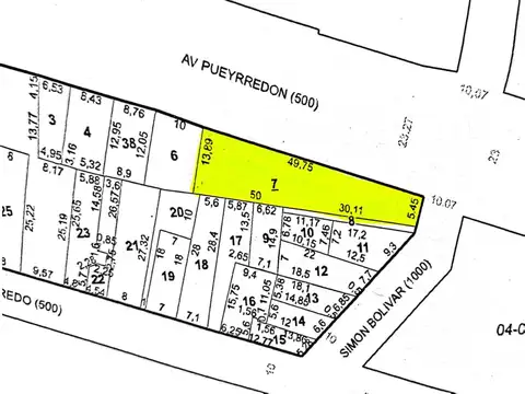 Terreno en Venta de 473,0 m2