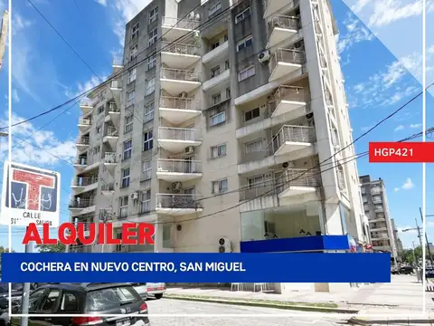 Cochera - Alquiler - Argentina, San Miguel - General Las Heras 1338