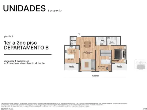 Departamento en el emprendimiento Boutique Plaza
