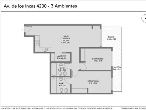 Departamento en Venta en Villa Ortuzar, USD 239.000