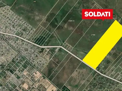 Venta sobre Ruta 11 campo en La Plata para loteo o emprendimiento