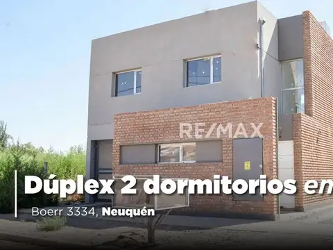 VENTA DUPLEX 2 DORMITORIOS CALLE BOERR 3334 NQN