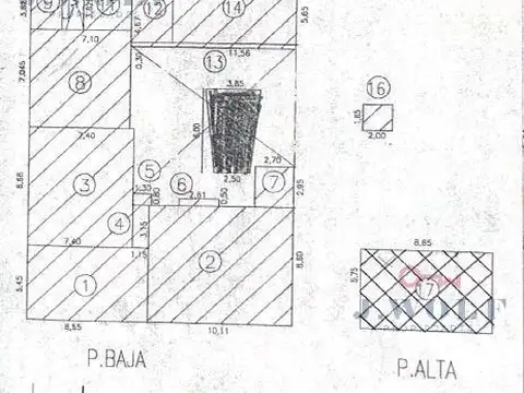 4 Locales + Casa + Deposito - Venta en  Bloque   475 m2