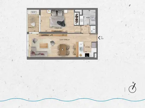 VENTA Duplex 3 dormitorios Lago Calcagno