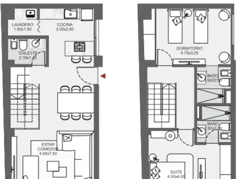 25 de Mayo al 2600 - DUPLEX ÁTICO  310