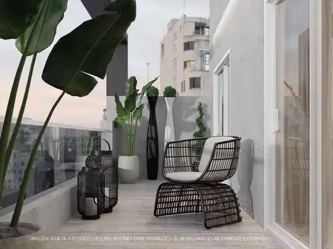 Venta departamento monoambiente Villa del parque con Balcon