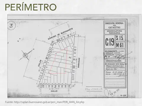 Terreno en venta Palermo