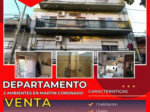 Departamento en venta en Martin Coronado