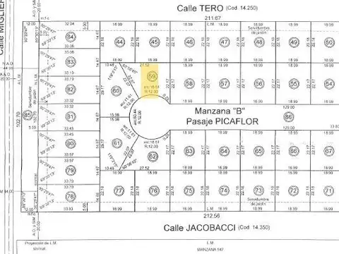 Terreno en Venta de 412,0 m2