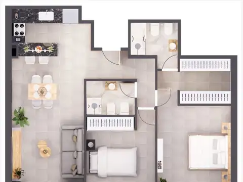 Departamento en Venta de 3 ambientes
