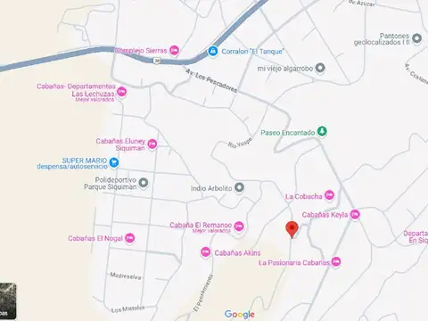 Terreno en Venta en Villa Parque Siquiman, USD 12.500