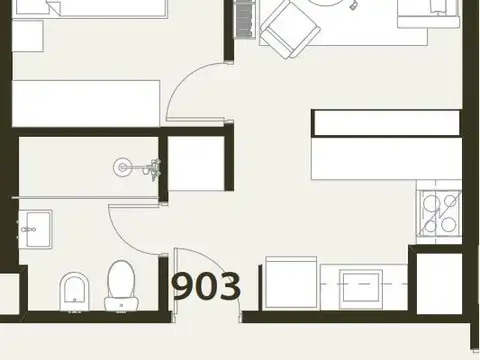 Departamento en Venta de 3 ambientes