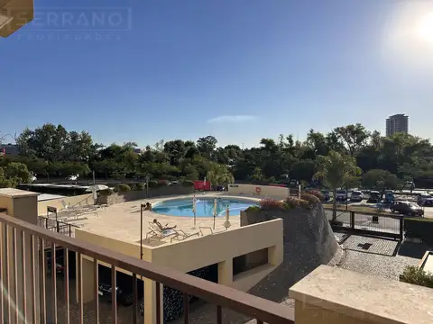 Alquiler Temporal departamento monoambiente con cochera en Terrazas de la Bahia, Nordelta