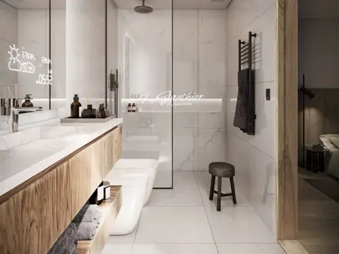 Departamento 2 ambientes con 1 baño