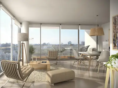 Av. Córdoba 4340 * - Torre 1 - 12º 01 - Depto. 3 amb. con amenities al frente