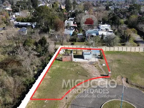 Lote con vivienda en venta (Parcela N°21, Fracción N°6), a tres cuadras de Av. San Martin, Escobar