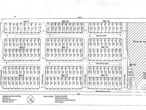 Barrio Siempre Verde  Calle 602 y 22