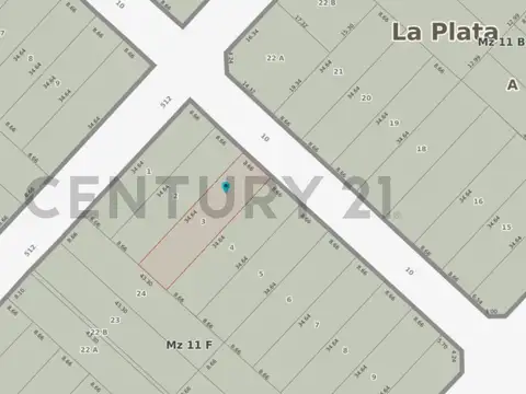 Terreno en Venta 8,66  mts Frente