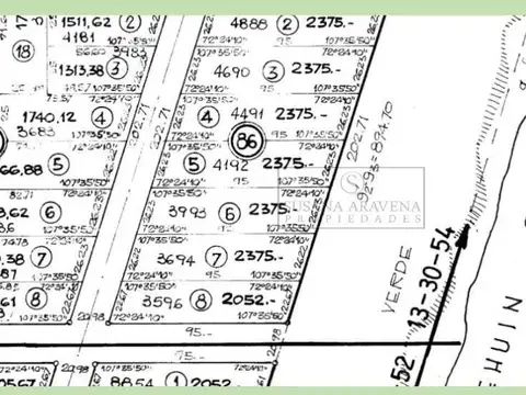 Terreno en Venta en Huechulafquen, Huiliches