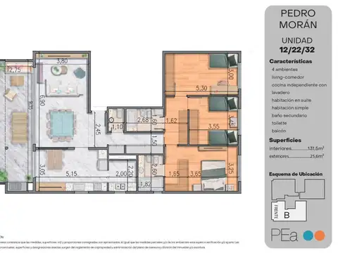 Departamento en Venta de 4 ambientes