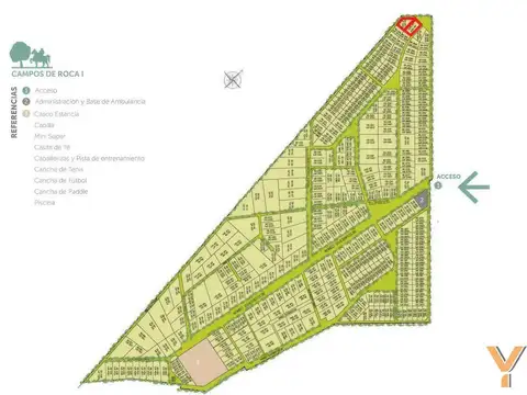 Terrenos en venta - 11580 mts2 - Campos de Roca