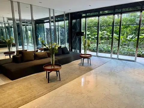 Departamento en alquiler 2 ambientes con cochera en Torre Deco Palermo Botanico.