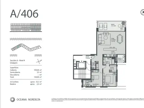 Departamento en Venta de 3 ambientes