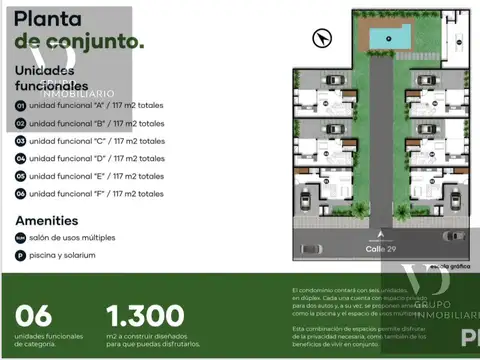 Depto Tipo Casa 4 ambientes con 2 baños