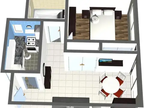 Departamento en Venta de 1 dormitorio